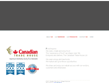 Tablet Screenshot of canadiantradehouse.com